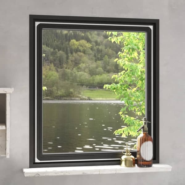vidaXL magnetisk insektnet til vinduer 120x140 cm hvid