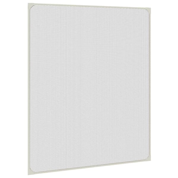 vidaXL Magnetiskt insektsnät för fönster vit 100x120 cm
