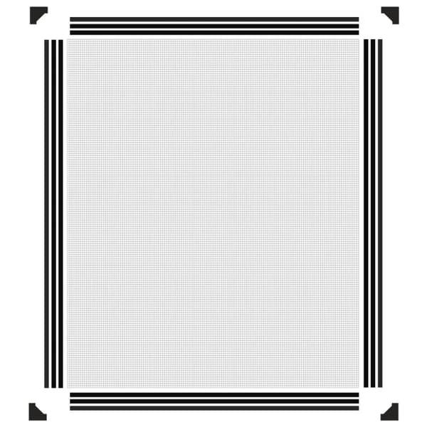 vidaXL Magneettinen hyönteisverkko ikkunaan antrasiitti 100x120 cm