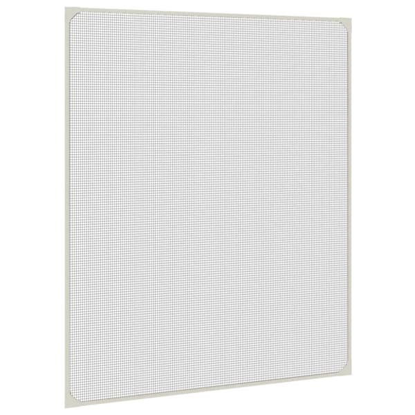 Magnetiskt insektsnät för fönster vit 100x120 cm