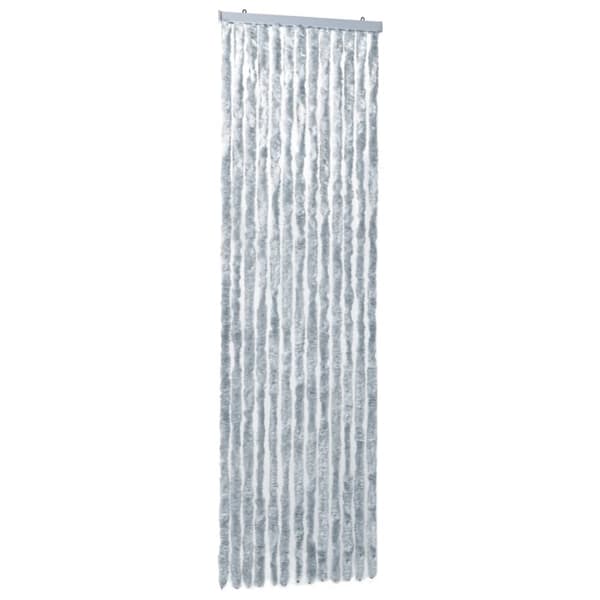 insektgardin 56 x 185 cm hvid og grå