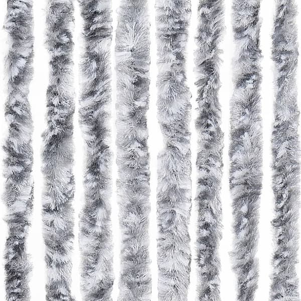 Insektsdraperi silver 56x200 cm chenille