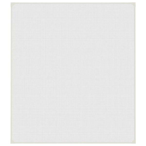 Magnetiskt insektsnät för fönster vit 130x150 cm