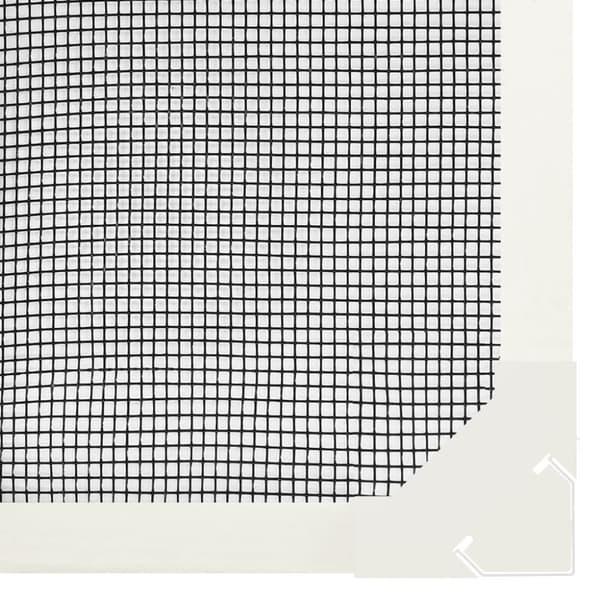 Magnetiskt insektsnät för fönster vit 130x150 cm