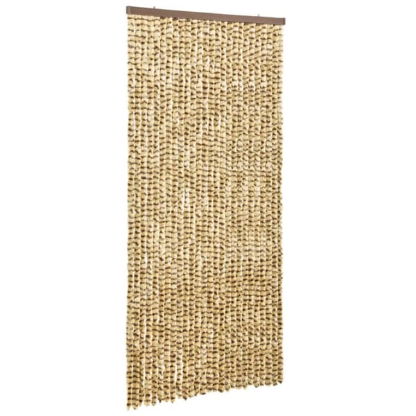 Hyönteisverho beige ja ruskea 100x220 cm Chenille