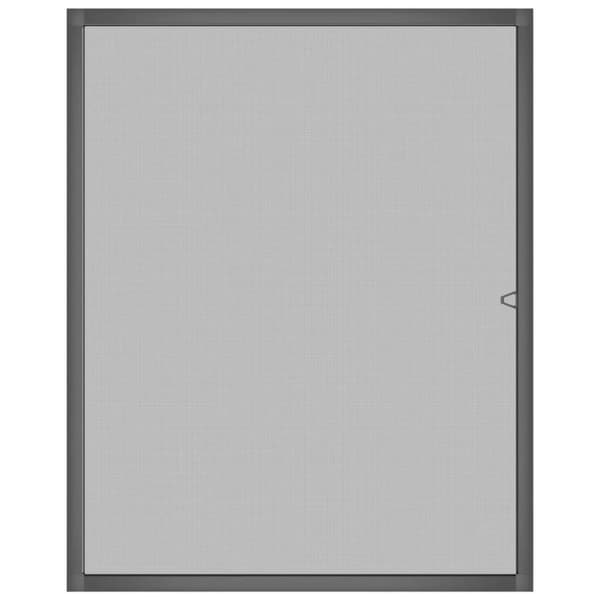 insektnet til vinduer 100x120 cm antracitgrå