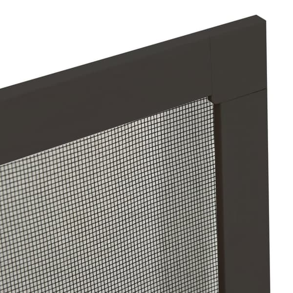 insektnet til vinduer 100x120 cm antracitgrå