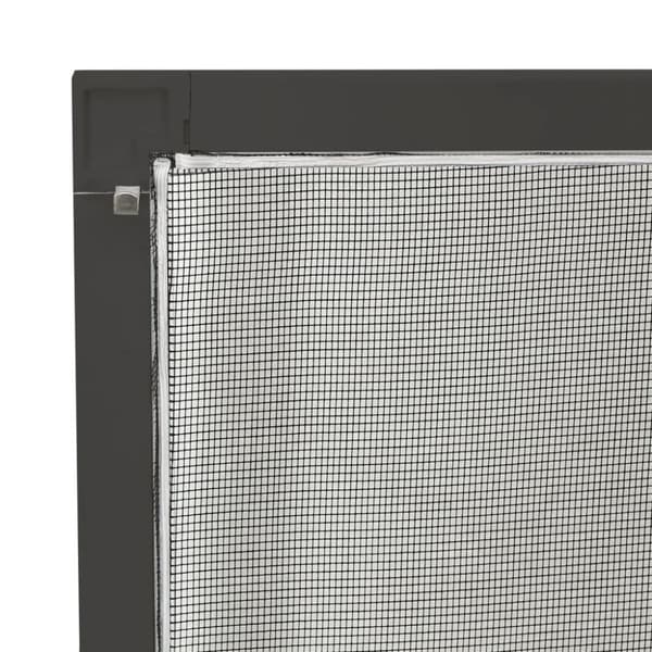 insektnet til vinduer 100x120 cm antracitgrå