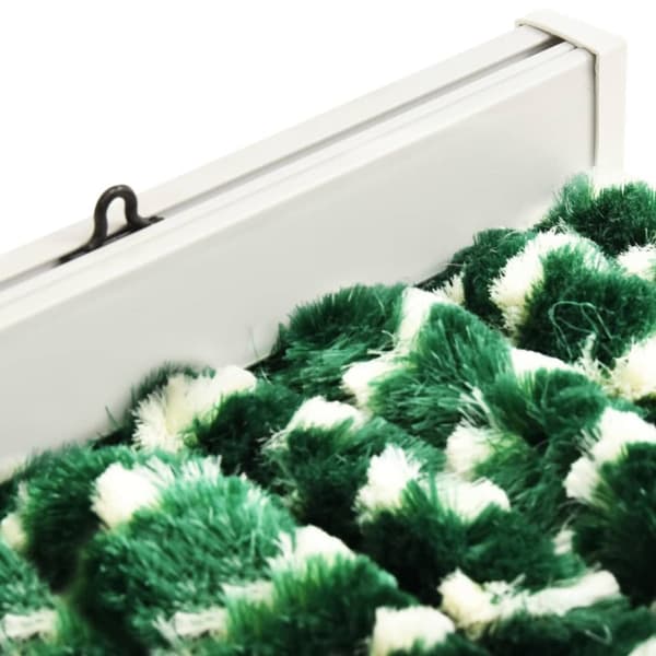 insektgardin 90x220 cm chenille grøn og hvid