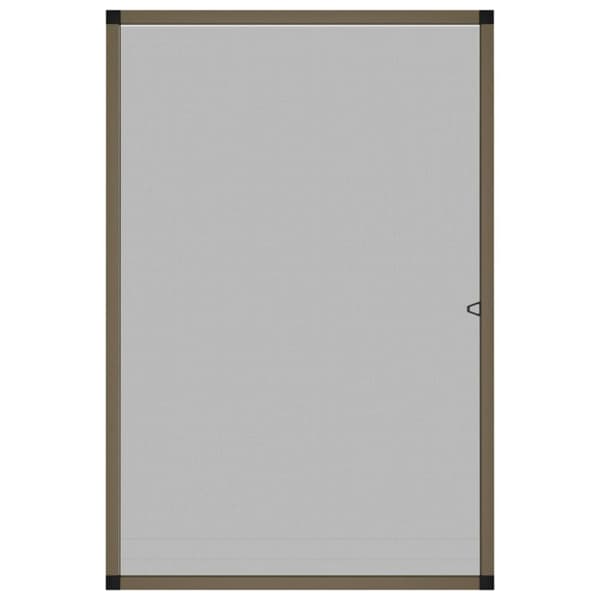 Insektsnät för fönster brun 90x120 cm