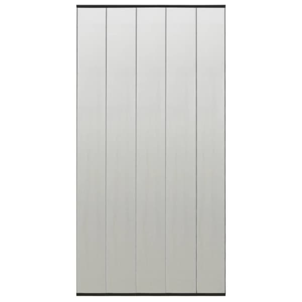 vidaXL Insektsnät för dörr svart 100x220 cm polyester