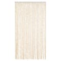 Pikkukuva 4 / 8: vidaXL Hyönteisverho beige ja valkoinen 100x230 cm chenille