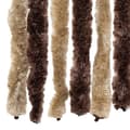 Miniatyrbilde 5 av 7: vidaXL Fluegardin beige og lysebrun 100x200 cm chenille