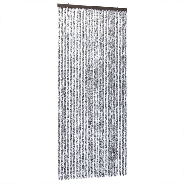 vidaXL flueforhæng 100x200 cm chenille brun og beige