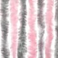 Miniatyrbild 6 av 8: vidaXL Insektsgardin silvergrå och rosa 100x200 cm chenille