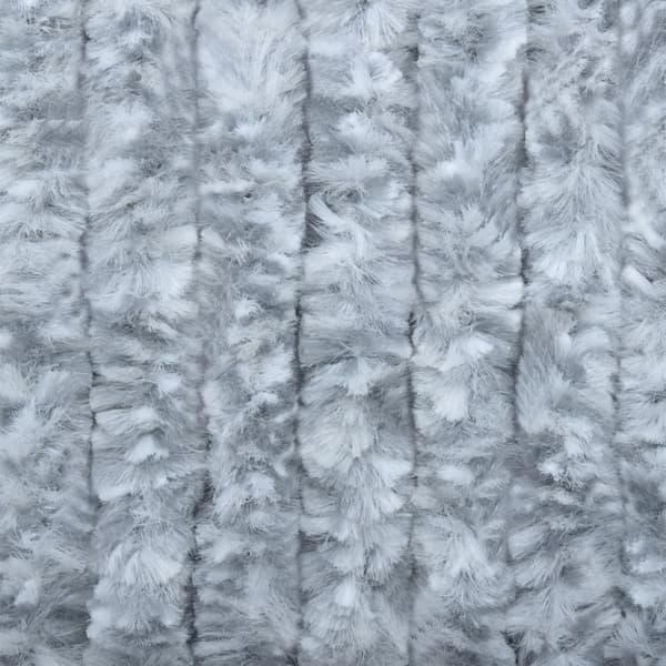 vidaXL flueforhæng 100x200 cm chenille grå og hvid