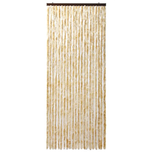 vidaXL Fluegardin beige 100x200 cm chenille