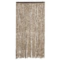 Miniatyrbillede 2 af 7: vidaXL flueforhæng 100x230 cm chenille beige og brun