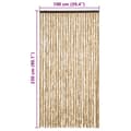 Miniatyrbilde 6 av 7: vidaXL Fluegardin beige 100x230 cm chenille
