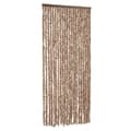 Pikkukuva 3 / 8: vidaXL Hyönteisverho beige ja tummanruskea 100x230 cm chenille