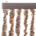Pikkukuva 5 / 8: vidaXL Hyönteisverho beige ja tummanruskea 100x230 cm chenille