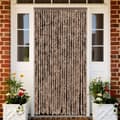 Pikkukuva 2 / 8: vidaXL Hyönteisverho beige ja tummanruskea 100x230 cm chenille