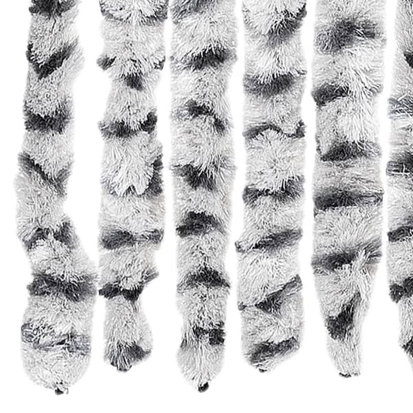 vidaXL Hyönteisverho vaalean- ja tummanharmaa 100x230 cm chenille