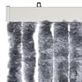 Miniatyrbilde 3 av 7: vidaXL Fluegardin sølv 100x200 cm chenille
