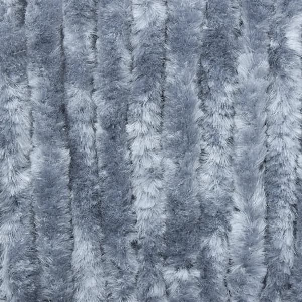 vidaXL Fluegardin sølv 100x200 cm chenille