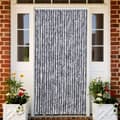 Miniatyrbilde 7 av 7: vidaXL Fluegardin sølv 100x200 cm chenille