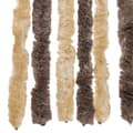 Miniatyrbild 7 av 8: vidaXL Insektsgardin mörkbrun och beige 90x200 cm chenille
