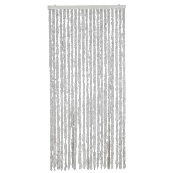flueforhæng 56x185 cm chenille grå