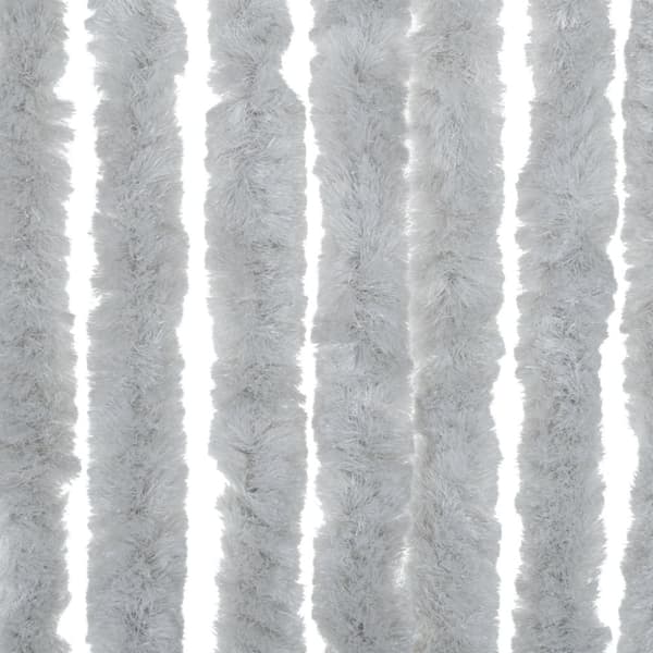 flueforhæng 56x185 cm chenille grå