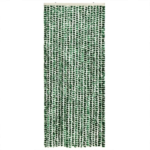 Hyönteisverho vihreä ja valkoinen 100x230 cm chenille