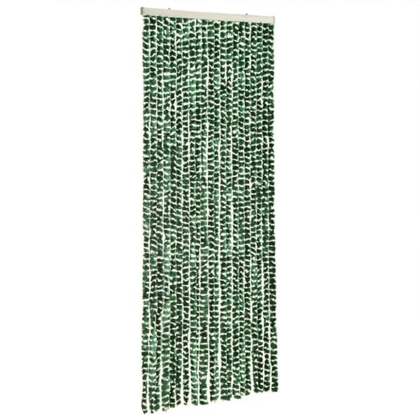 Hyönteisverho vihreä ja valkoinen 100x230 cm chenille