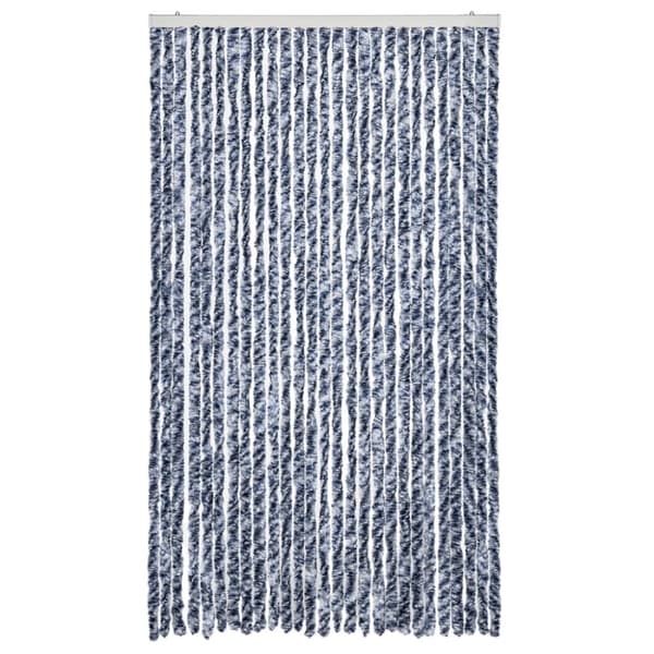 Hyönteisverho sinivalkoinen 118 x 220 cm Chenille
