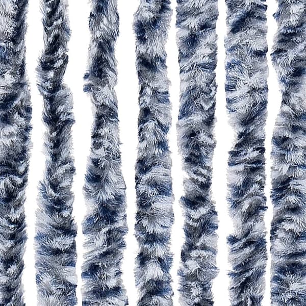 Hyönteisverho sinivalkoinen 118 x 220 cm Chenille