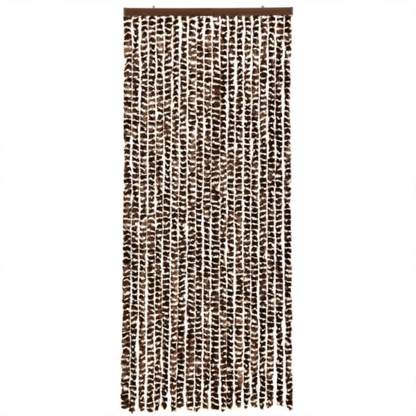 Hyönteisverho ruskea ja valkoinen 100x200 cm chenille