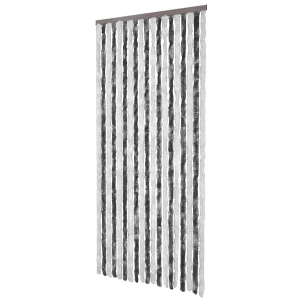 vidaXL Hyönteisverho harmaa ja valkoinen 90x200 cm Chenille - Hyönteissuojat
