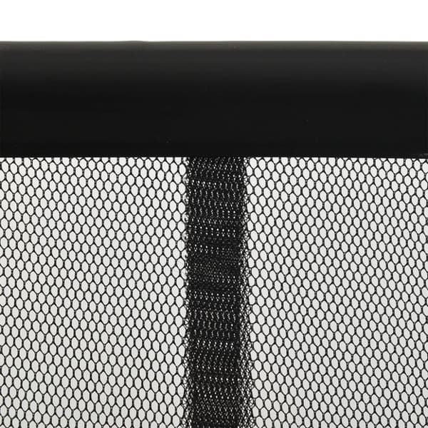 vidaXL Insektsnät med 5 lameller för dörr svart 120x240 cm -  Myggnät för fönster