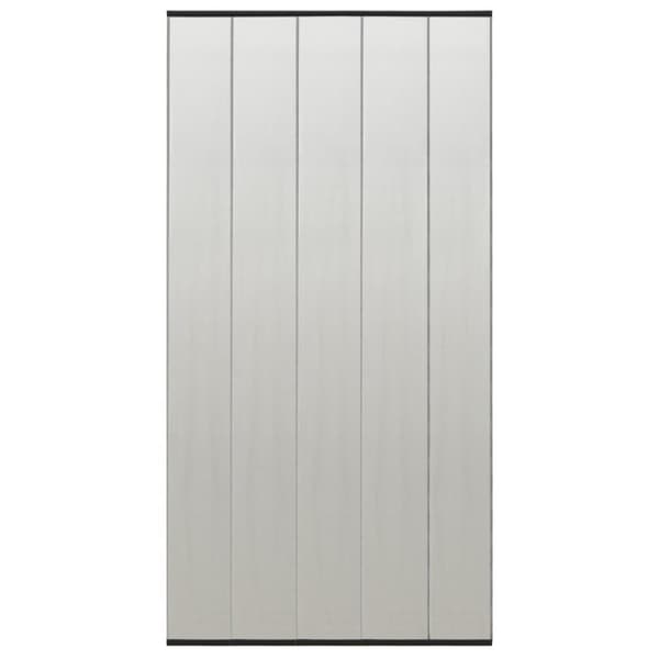 vidaXL Insektsnät med 5 lameller för dörr svart 120x240 cm -  Myggnät för fönster