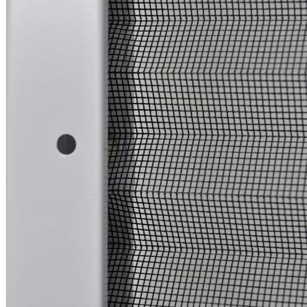 vidaXL Plisserat insektsnät med jalusi för fönster 80x100 cm aluminium -  Myggnät för fönster