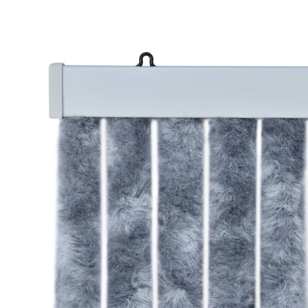 vidaXL Hyönteisverho hopea 56x185 cm Chenille - Hyönteissuojat