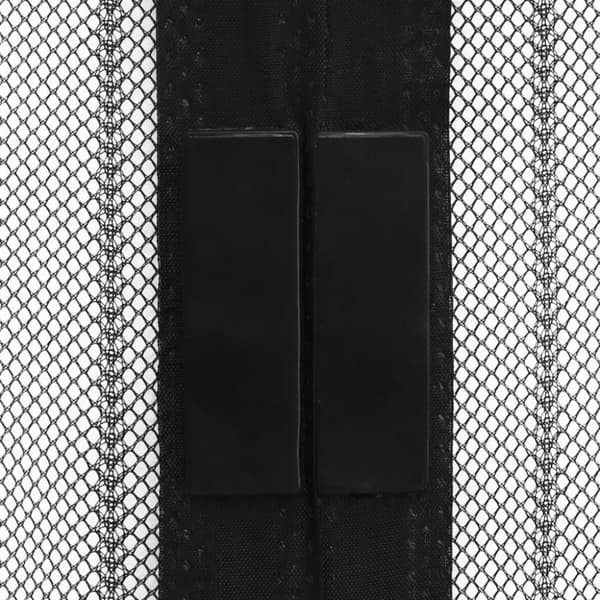 vidaXL Hyttysverho Oveen 210 x 100 cm 2 kpl Magneeteilla Musta -  Hyönteissuojat