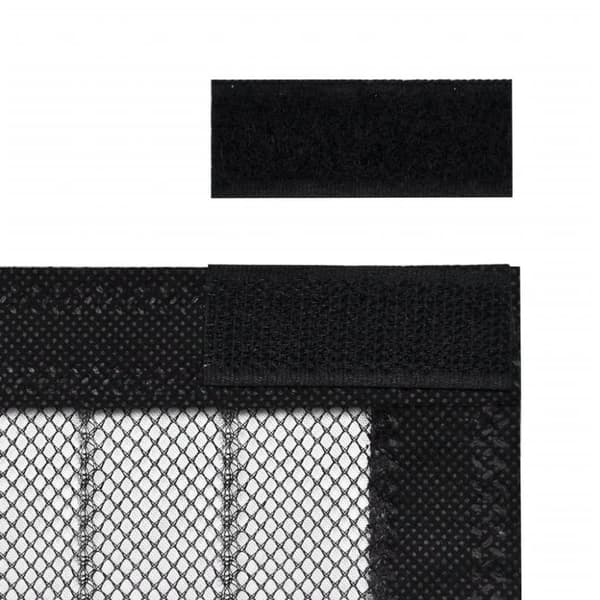 vidaXL Hyttysverho Oveen 210 x 100 cm 2 kpl Magneeteilla Musta -  Hyönteissuojat