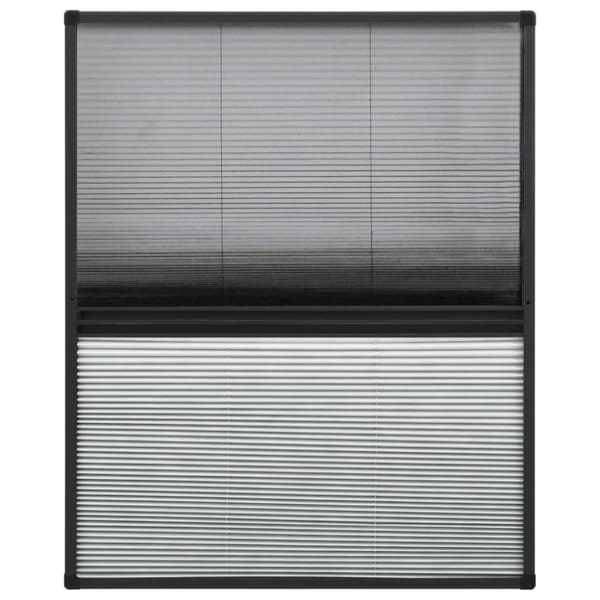 vidaXL Laskostettu hyönteisverkko/varjostin ikkunaan 80x100cm alumiini -  Hyönteissuojat