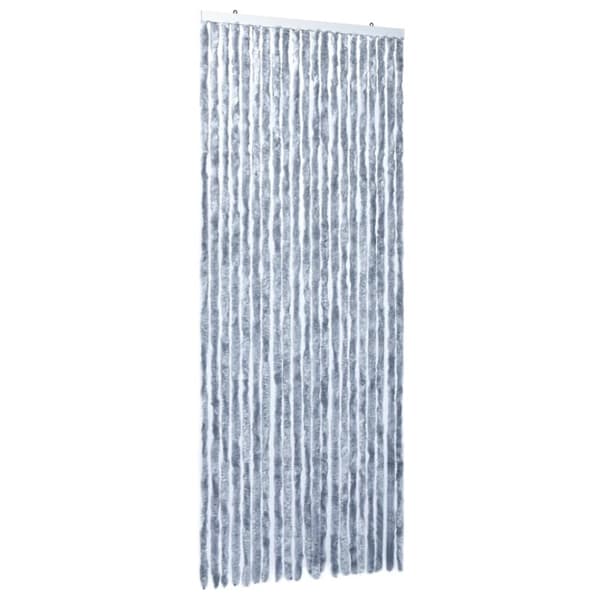 vidaXL Insektsdraperi silver 90x220 cm chenille -  Myggnät för fönster