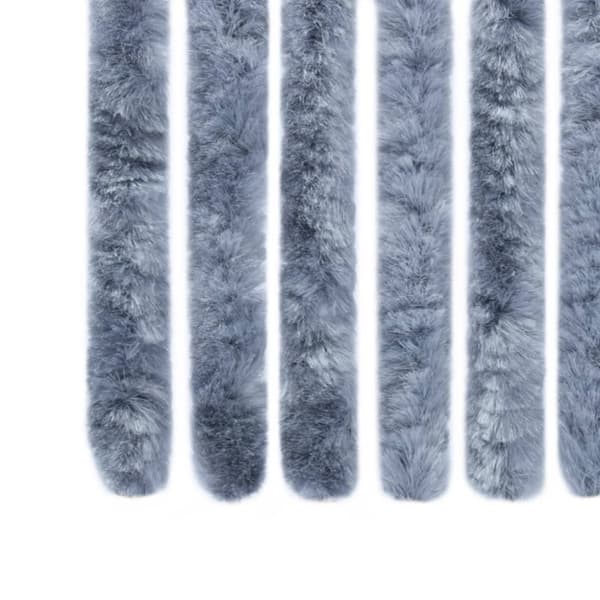 vidaXL Insektsdraperi silver 90x220 cm chenille -  Myggnät för fönster