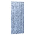 Pikkukuva 3 / 8: vidaXL Hyönteisverho sininen, valkoinen ja hopea 100x220 cm Chenille -  Hyönteissuojat