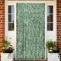 Pikkukuva 2 / 7: vidaXL Hyönteisverho vihreä ja valkoinen 100x220 cm Chenille -  Hyönteissuojat